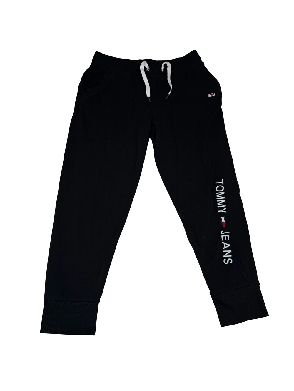 Tommy Jeans Black Logo Joggers - Size M
